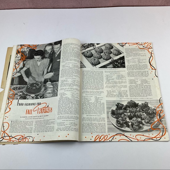 Vintage Pictorial Review Magazine November 1938 Thanksgiving Story - Picture 8 of 9
